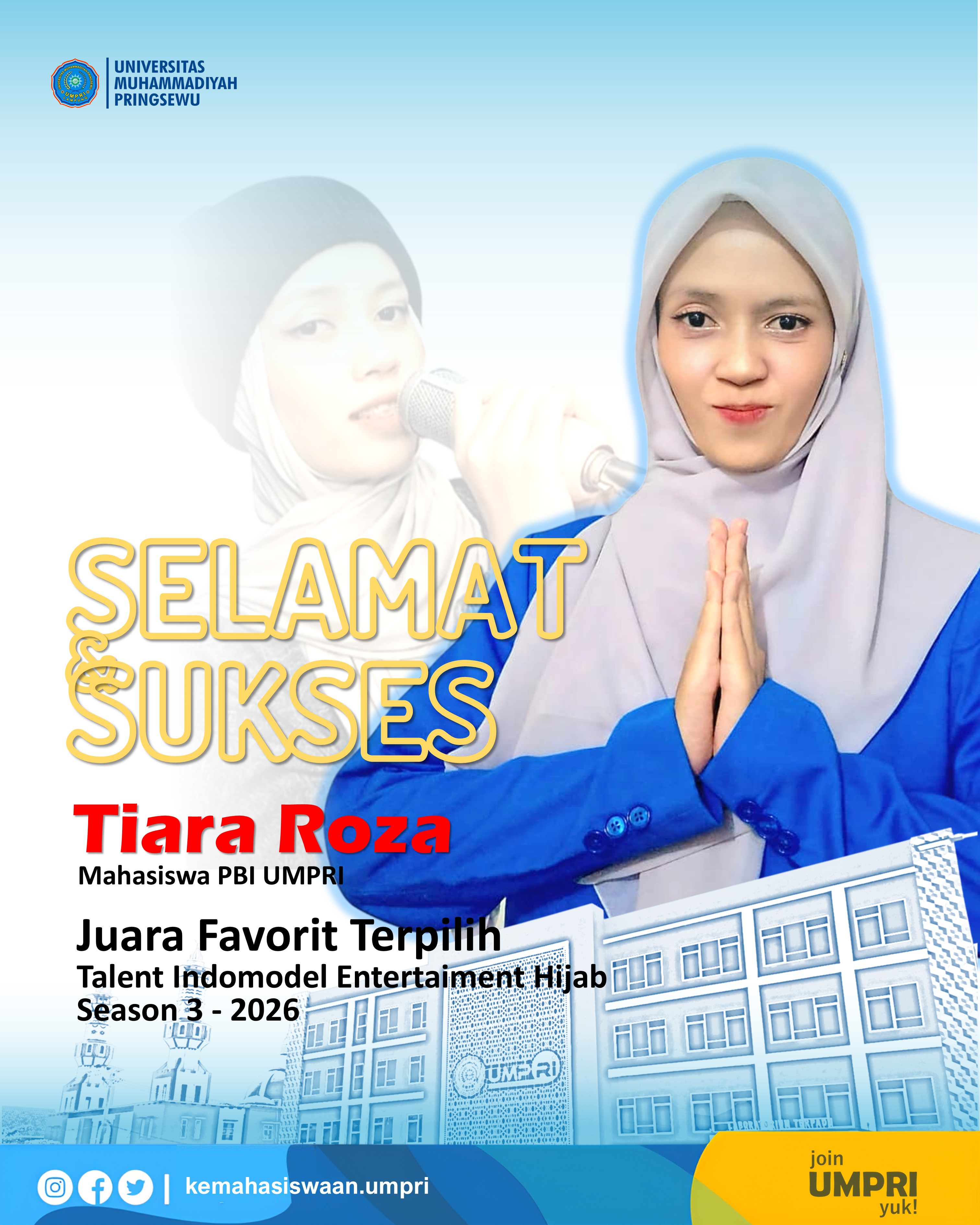 Selamat Tiara Roza!